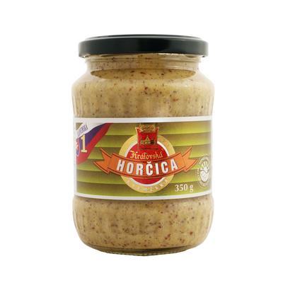 HORČICA KREMŽSKÁ KRÁĽOVSKÁ 350g SKLO SNICO