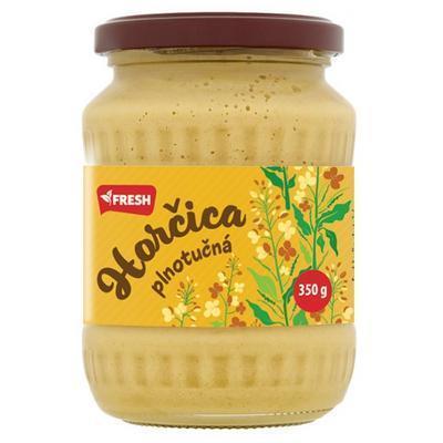 HORČICA PLNOTUČNÁ 350g FRESH SKLO