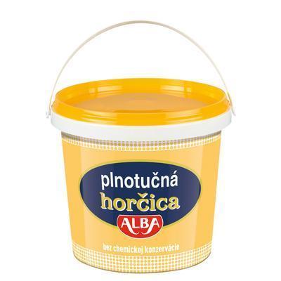 HORČICA PLNOTUČNÁ 950g VEDRO ALBA PLUS