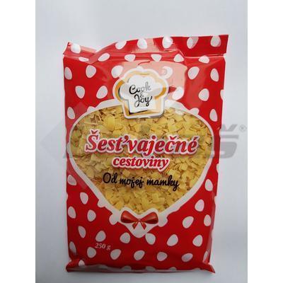 CESTOVINY ŠTVORČEKY VAJEČNÉ 250g COOK&JOY 6-VAJEČNÉ