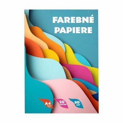 PAPIER FAREBNÝ A4 20 LISTOV