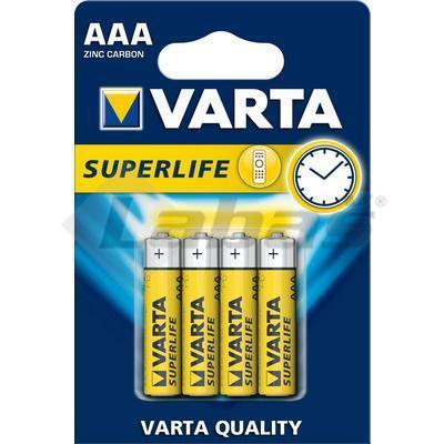 BATÉRIA VARTA SUPERLIFE MICRO R03P 1,5V AAA 4ks BLISTER -4008496676187