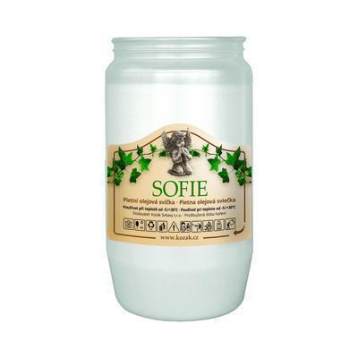NÁPLŇ SVIEČKOVÁ DO KAHANCA SOFIE OLEJOVÁ BIELA 150g 10cm 60h