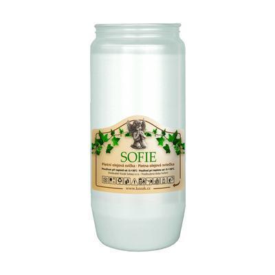 NÁPLŇ SVIEČKOVÁ DO KAHANCA SOFIE OLEJOVÁ BIELA 180g 14cm 72h
