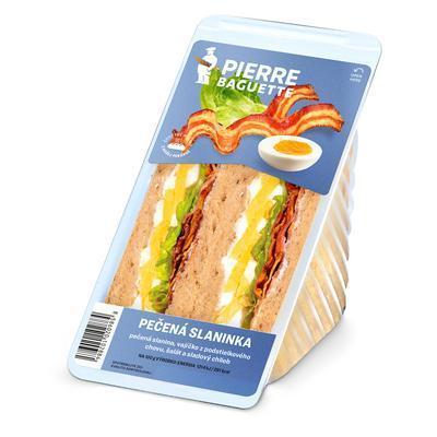 SENDVIČ PEČENÁ SLANINKA 200g PIERRE BAGUETTE