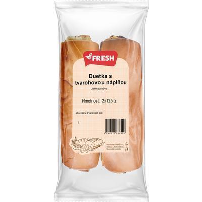 DUETKA TVAROHOVÁ 2x125g FRESH