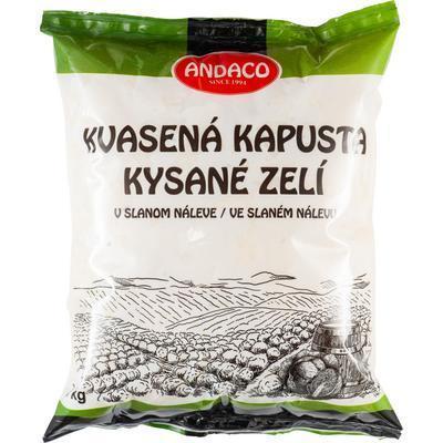 KAPUSTA KVASENÁ BIELA 1kg / PP 700g ANDACO