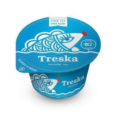 ŠALÁT TRESKA V MAJONÉZE 140g PRETO RYBA ŽILINA