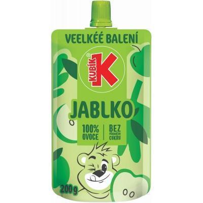 DETSKÁ VÝŽIVA JABLKO 200g KUBÍK 100% OVOCNÁ KAPSIČKA