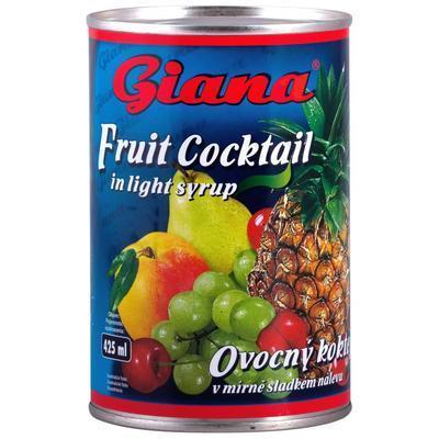 KOMPÓT OVOCNÝ KOKTAIL 425ml / PP 250g GIANA