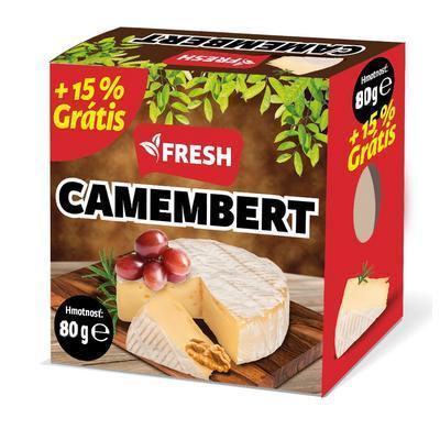 SYR CAMEMBERT 80g + 15% GRÁTIS FRESH