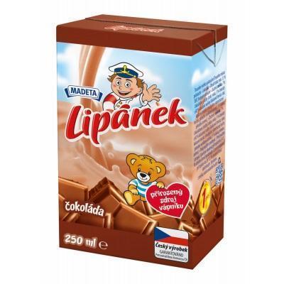 MLIEKO OCHUTENÉ ČOKOLÁDA LIPÁNEK 1,5% 250ml MADETA
