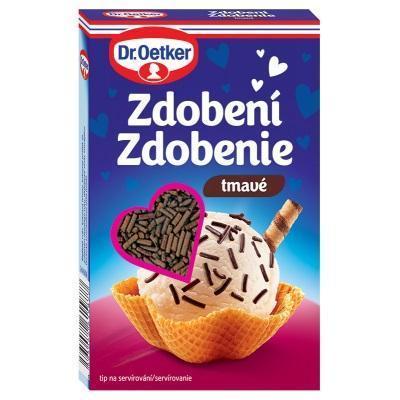 ZDOBENIE TMAVÉ 80g OETKER