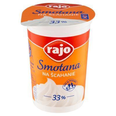 SMOTANA NA ŠĽAHANIE 33% 250ml RAJO
