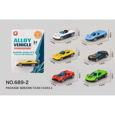 HRAČKA AUTÍČKO KOVOVÉ 6 DRUHOV #689-2