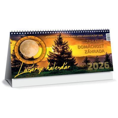 KALENDÁR STOLOVÝ LUNÁRNY 2026