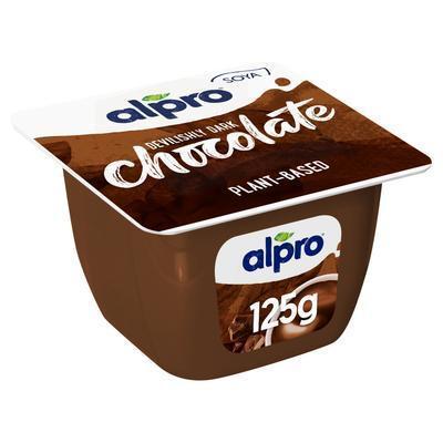 DEZERT SÓJOVÝ 125g TMAVÁ ČOKOLÁDA PRÍCHUŤ ALPRO