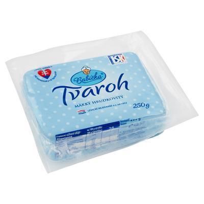 TVAROH MÄKKÝ 250g HRUDKOVITÝ BABIČKA