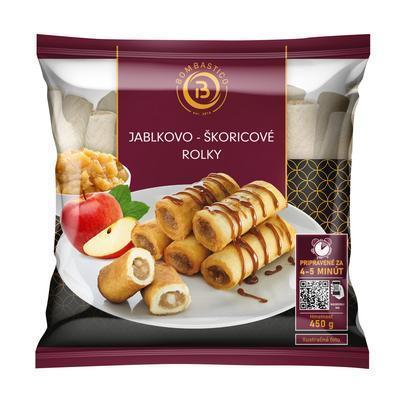 MRAZENÉ ROLKY JABLKOVO-ŠKORICOVÉ 450g