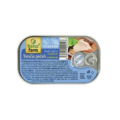 TREŠČIA PEČEŇ VO VLASTNOM OLEJI 120g NATUR FARM