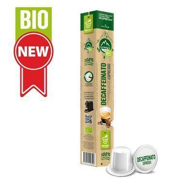 KÁVA MLETÁ KAPS BIO DECAFFEINATO ESPRESSO LA NATURA LIFESTYLE 10CAP. 51g