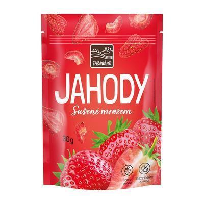 JAHODY SUŠENÉ MRAZOM 30g FARMLAND