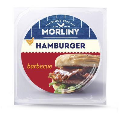 HAMBURGER HYDINOVÝ BARBECUE 250g VB 75% PODIEL MÄSA MORLINY
