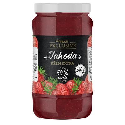 DŽEM JAHODOVÝ EXTRA 340g FRESH EXCLUSIVE