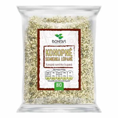 SEMENÁ BIO KONOPNÉ LÚPANÉ 100g BONITAS