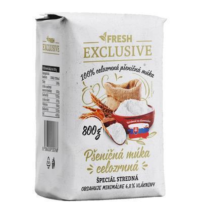 MÚKA CELOZRNNÁ PŠENIČNÁ 800g FRESH EXCLUSIVE