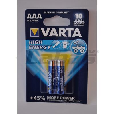 BATÉRIA VARTA HIGH ENERGY MICRO LR03 1,5V AAA 2ks BLISTER -4008496559701