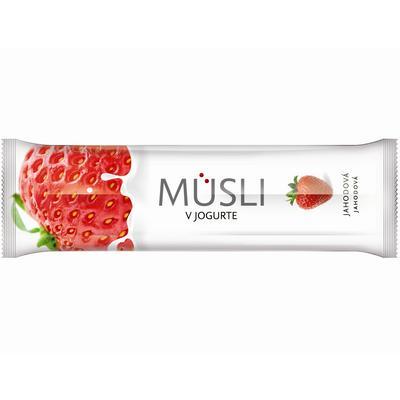 TYČINKA MUSLI JAHODA-JOGURT 30g TEKMAR