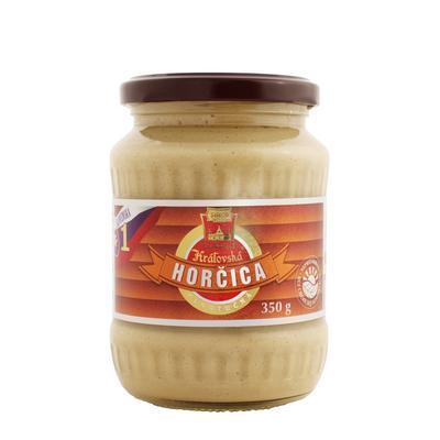 HORČICA PLNOTUČNÁ KRÁĽOVSKÁ 350g SKLO SNICO