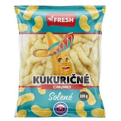 CHRUMKY KUKURIČNÉ SOLENÉ 100g FRESH BEZLEP