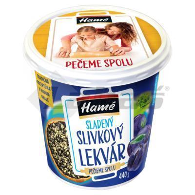 LEKVÁR SLIVKOVÝ SLADENÝ 440g HAMÉ