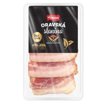 SLANINA ORAVSKÁ BEZ E 100g FRESH 97% PODIELA MÄSA