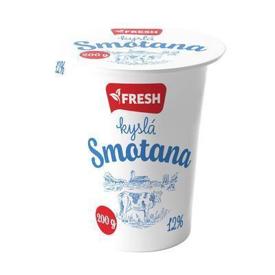 SMOTANA KYSLÁ 12% 200g FRESH