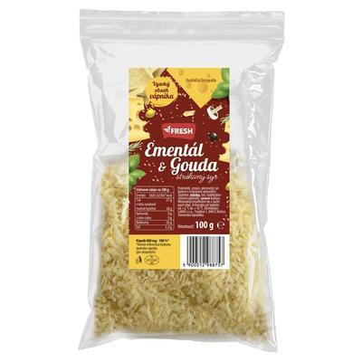 SYR EMENTÁL+GOUDA STRÚHANÝ 100g FRESH