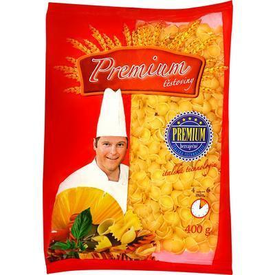 CESTOVINY MUŠLIČKY BEZVAJEČNÉ 400g PREMIUM