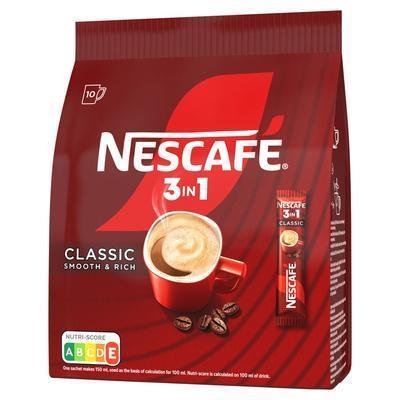 KÁVA 3v1 NESCAFÉ 165g (10×16,5g) NESTLÉ SÁČOK
