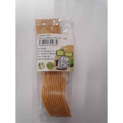 VIDLIČKA WPC ZNOVU POUŽITEĽNÁ 18,5cm 12ks