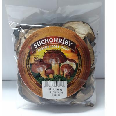 HUBY SUŠENÉ SUCHOHRÍBY KRÁJANÉ 20g SÁČOK