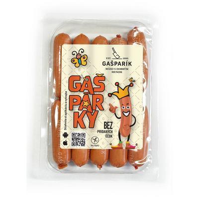 PÁRKY GAŠPARKY 230g OA 98% PODIEL MÄSA GAŠPARÍK
