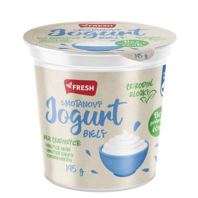 JOGURT SMOTANOVÝ BIELY 145g FRESH