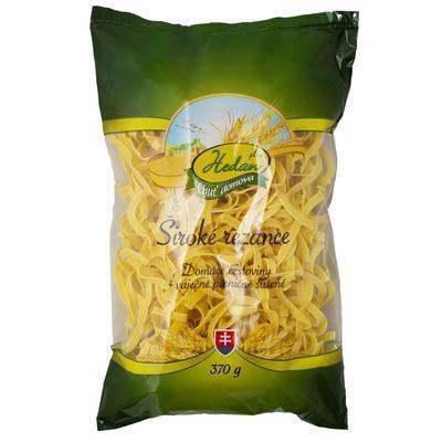 CESTOVINY REZANCE ŠIROKÉ 370g HEDAN PLUS 4-VAJEČNÉ