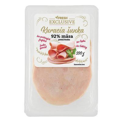 ŠUNKA KURACIA PRSNÁ 100g OA FRESH EXCLUSIVE 92% PODIEL MÄSA BEZLEP