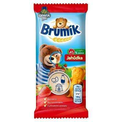 PEČIVO JEMNÉ BEBE BRUMÍK JAHOD. NÁPLŇ 30g