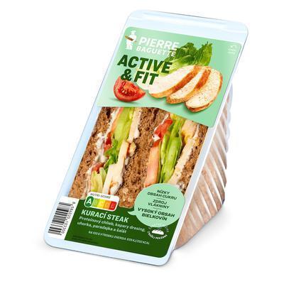 SENDVIČ PROTEÍNOVÝ S KURACÍM MÄSOM 205g PIERRE BAGUETTE