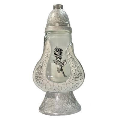 KAHANEC NÁHROBNÝ ŠIŠKA LUPEŇ SO SVIEČKOU 150g SKLO