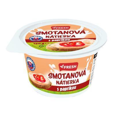 NÁTIERKA SMOTANOVÁ S PAPRIKOU 150g FRESH